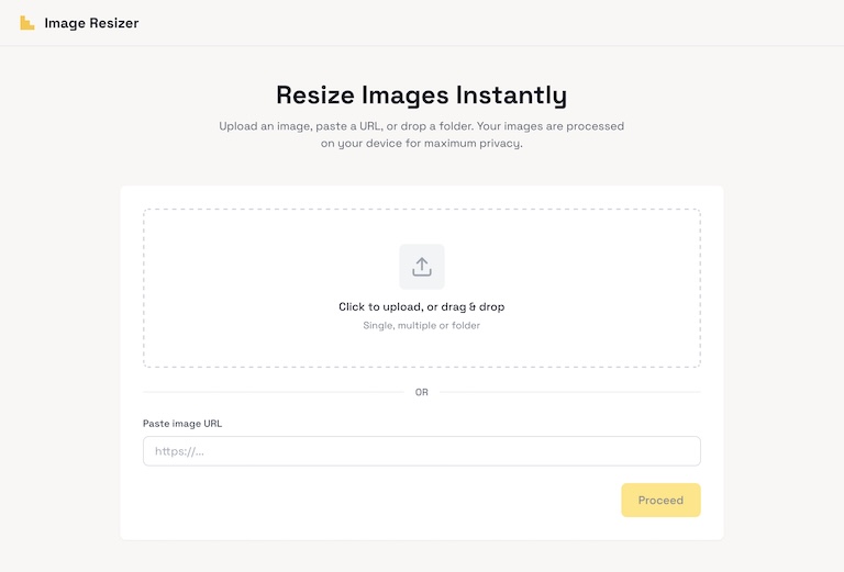 Image Resizer - Fast, Privacy-Focused Image Processing