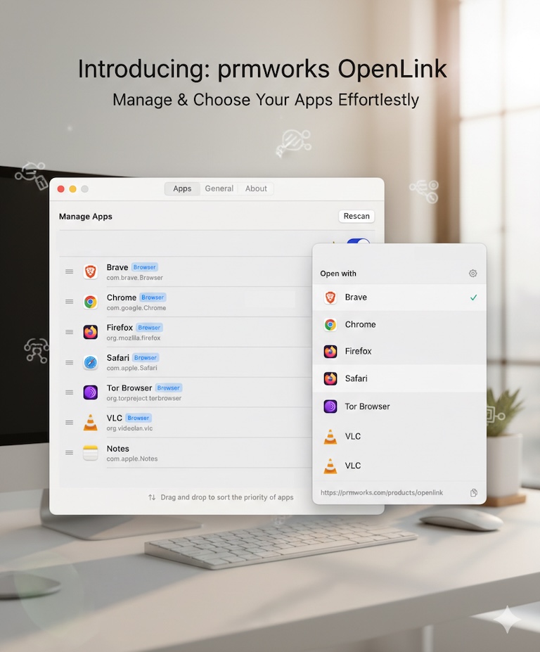 OpenLink - Smart Browser Picker for macOS